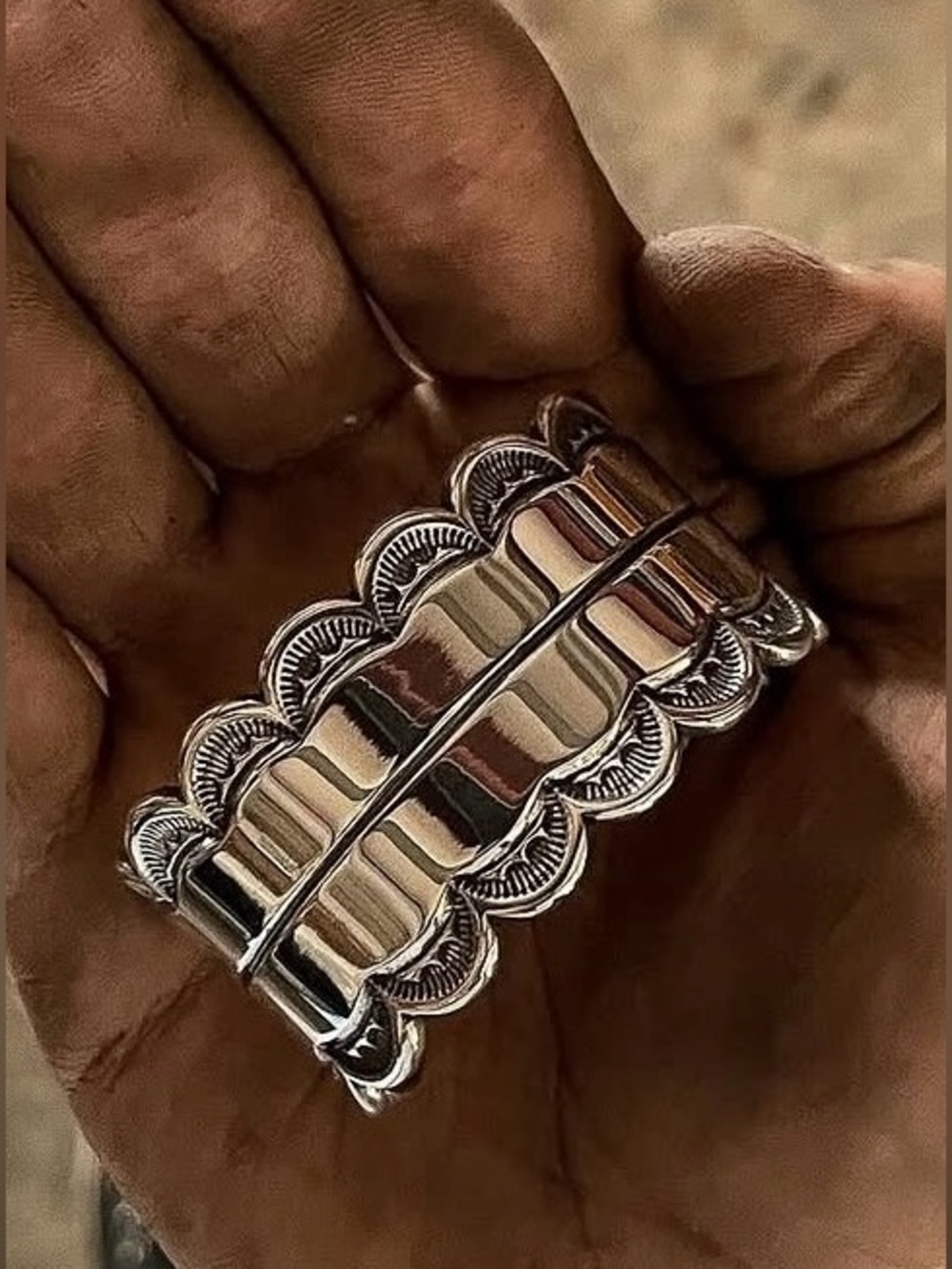 Super Heavyweight Solid Sterling Silver Cuff by Tightpantstaytay aka Taylor Best